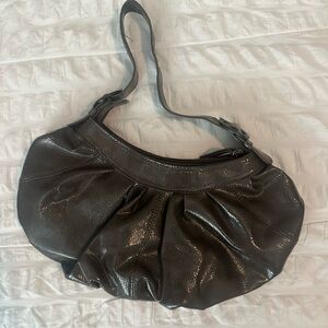 The Many Moods of Poppie Jones Black Faux Leather Bag